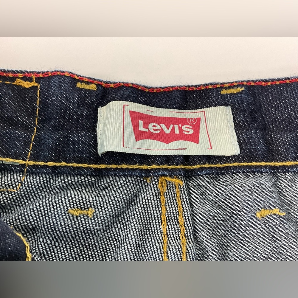 Levi's Dark Blue 6 Pocket Boys Carpenter Utility Denim Jean Shorts Size‎ 10 - Picture 9 of 10